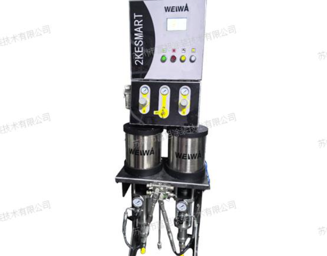 双组份电子混合配比系统：即混即用和全自动清洗喷涂方案