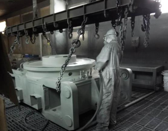 工程机械涂装技术升级：水性静电双组份系统如何破解复杂工件喷涂难题
